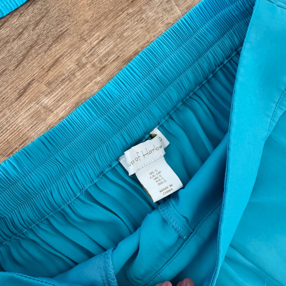 House of Harlow Two Piece Blue Pant Set - Picture 7 of 11